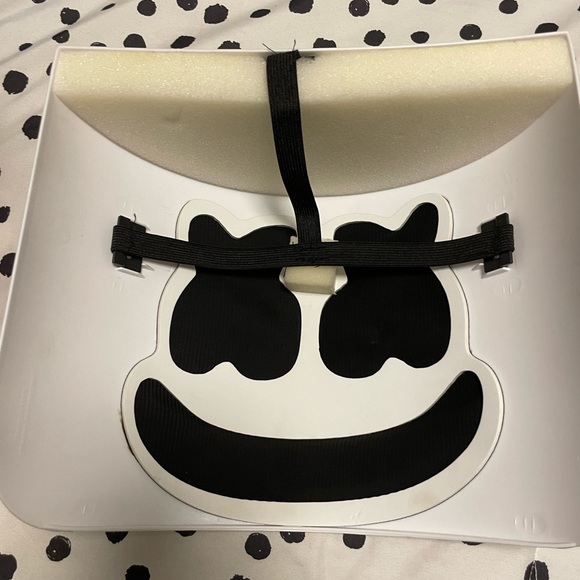 Marshmello costume large boys girls DJ artist Halloween pajamas jumpsuit - Picture 4 of 5